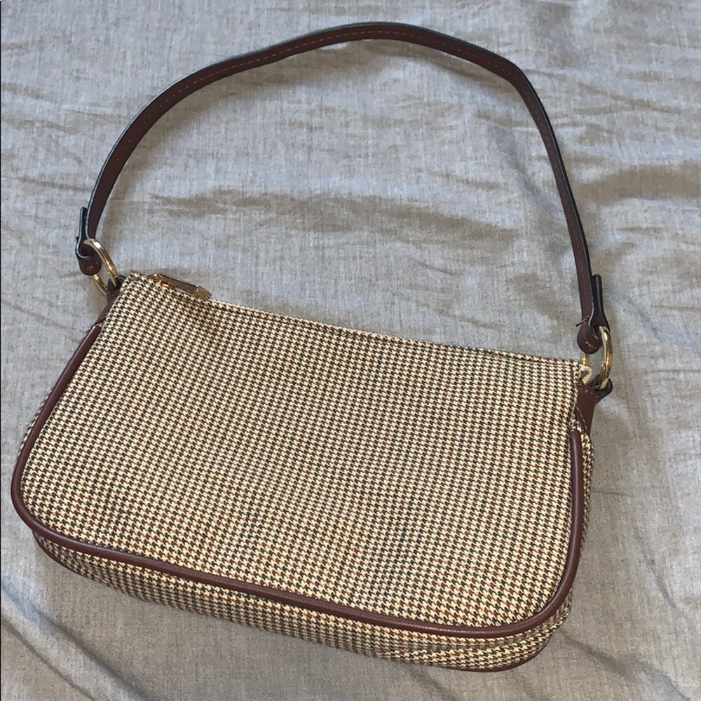 Mango baguette bag with zip